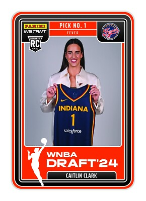 #ad 23 24 Panini Instant WNBA DRAFT NIGHT #1 CAITLIN CLARK INDIANA FEVER PRESALE $6.54