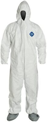 #ad Dupont Disposable Tyvek Protective Coverall Clean Paint Bunny Suit Hood amp; Boots $11.95