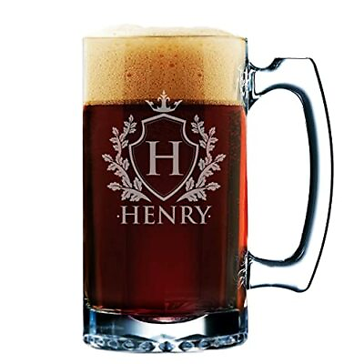 #ad Custom Personalized and Engraved 12 oz Beer Mug $20.98