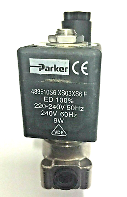 #ad Parker Lucifer 7121ZBG1LV00 2 2 NC 1 8quot; Stainless Steel Solenoid Valve 240V AC $63.75