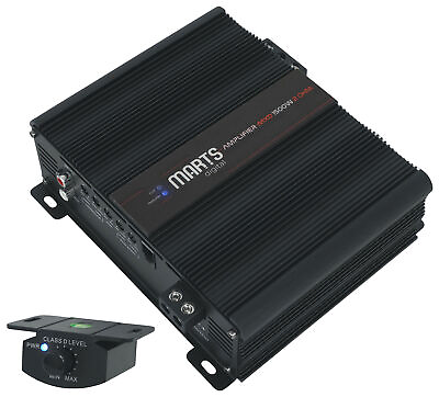 #ad Marts Digital MXD 1500 2 OHM 1500w RMS Mono Car Amplifier Class D AmpBass Knob $137.95
