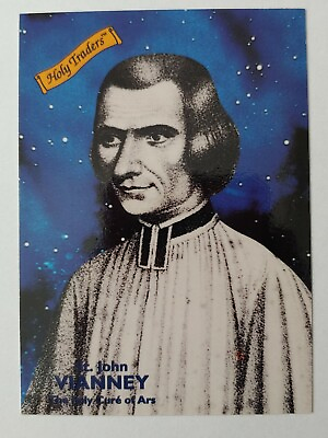 #ad ✟ HOLY TRADERS Saint John Baptist Mary Vianney 1993 Aziriah Co Trading Card $2.49