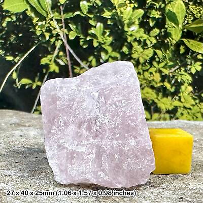 #ad Gorgeous rough rose quartz crystal: natural and raw crystal for healing GBP 8.40