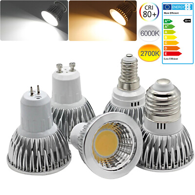 #ad Super Bright COB LED Lamp LED Bulb 9W 12W 15W AC85 265V LED Spotlight E27 E14 $37.99