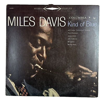 #ad Miles Davis Kind of Blue Vinyl LP PC 8163 John Coltrane Bill Evans 1977 or 1980 $44.95