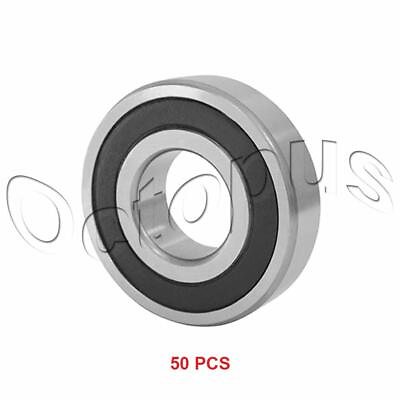 #ad KOB 50PC Premium R10 2RS ABEC3 Rubber Sealed Deep Groove Ball Bearing 5 8quot; Bore $64.99