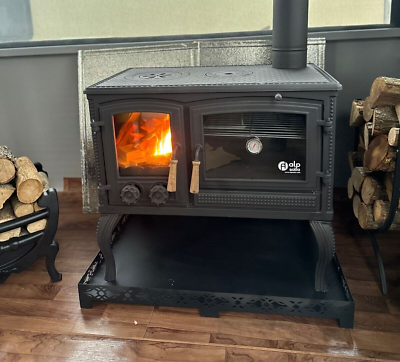 #ad Cast iron wood burning stove Wood cook stove oven stove kitchen stove $2280.00