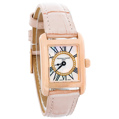 #ad Frederique Constant Carree Series Ladies Diamond Quartz Watch FC 200MPWDC14 $485.00