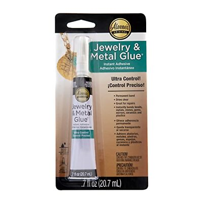 #ad Aleene#x27;s 21709 Jewelry amp; Metal Instant Adhesive .70 ounce Transparent $5.37