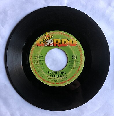 #ad One G Plus Three ‎– Summertime Poquito Soul 7quot; 45 Soul Funk 1970 Play Graded $14.95