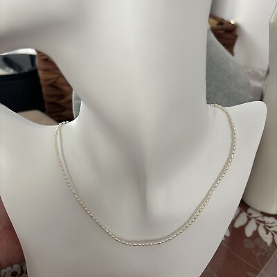 #ad freshwater pearl necklace $20.00