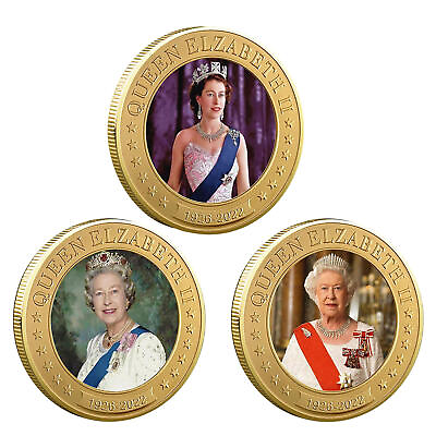 #ad Queen Elizabeth II Commemorative Coin Queen Elizabeth Coin Memorial Coin $8.64