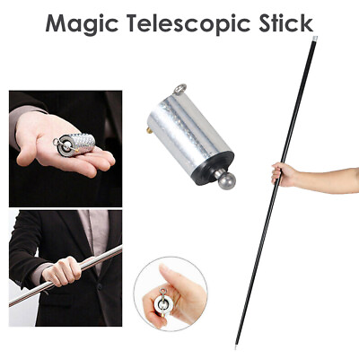 #ad 60 inch Portable Magic Props Martial Arts Pocket Metal Telescopic Pole Staff $13.99