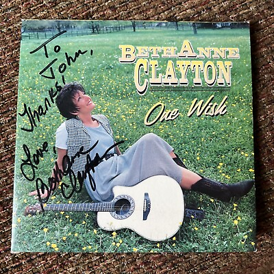 #ad RARE BethAnne Clayton One Wish CD 14 Tracks 1995 Autographed $12.00