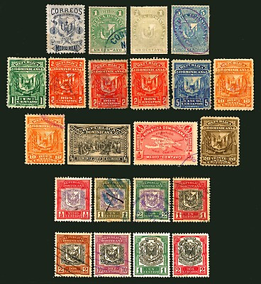 #ad Dominican Republic #33 #180 1879 1913 Small Group of Classics with Surprises Mamp;U $46.00