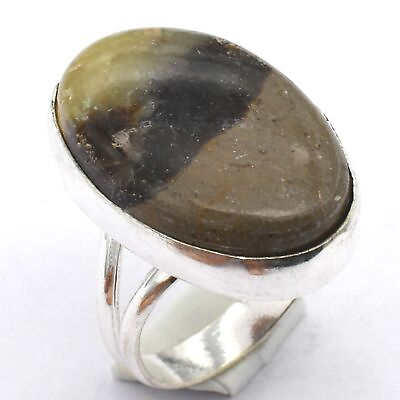 #ad Dragon Septarian Ethnic Handmade Ring Jewelry US Size 10 R 1989 $3.99