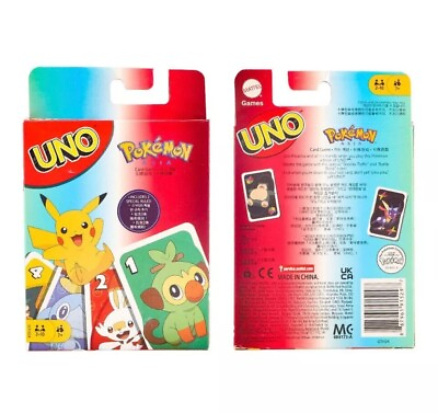 #ad Pokemon Uno Playing Card Game Fun Gift For Kids Pikachu Charizard Blastoise $9.49