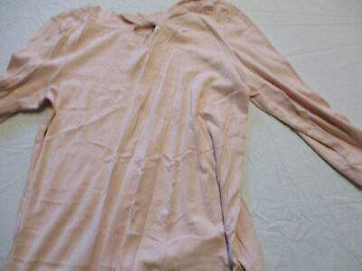 #ad Womens chicos pink long sleeve blouse sz 1 $11.25