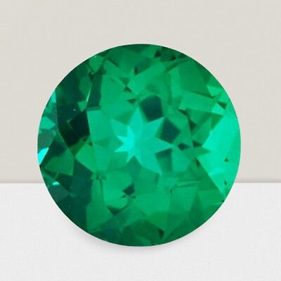 #ad Emerald Round Cut Gemstone 3.80 Cts 11 mm Flawless Loose Gem $11.99