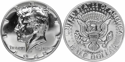 #ad 1968 S Kennedy Gem Proof Half Dollar Coin 40% Silver US $9.95