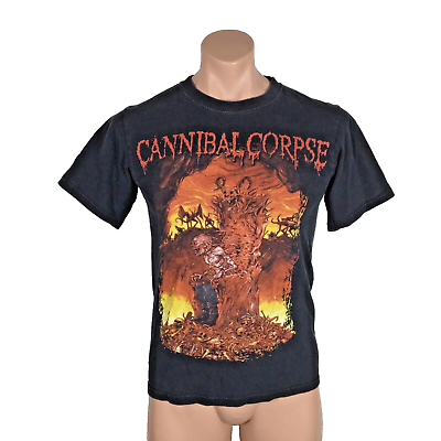 #ad Cannibal Corpse Band Heavy Death Metal Black Band Tee T Shirt sz S $25.00