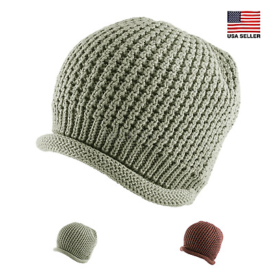 #ad Morehats Metallic Cotton Knit Beanie Cap Fall Winter Ski Warm Packable Hat $9.99