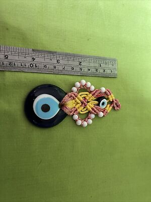 #ad Turkish Blue Evil Eye Amulets Wall Hanging Pendant Home Decor Ornament GBP 2.00