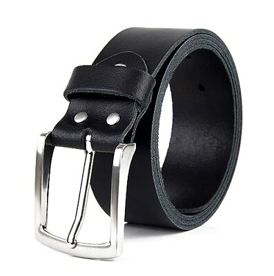 #ad Genuine Leather Belt for Men Black Classic 1.5quot; MADE IN GERMANY $28.44