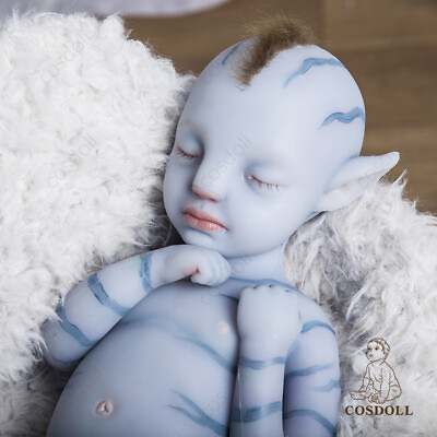 #ad COSDOLL 18quot; Platinum Full Body Silicone Baby Dolls Reborn Art Baby Girl Doll NEW $235.99