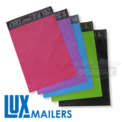 #ad Poly COLORED Shipping Mailers High Quality 2.5Mil Envelopes All Sizes The Boxery $35.50