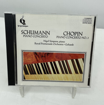 #ad Schumann: Piano Concerto; Chopin: Piano Concerto No.2 CD 1987 $5.75