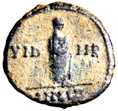 #ad CERTIFIED Authentic Roman Coin Divus Constantine I Æ Follis. Alexandria AD 347 $39.84