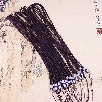 #ad 10PCS Silk Thread Hand Knotte Cord String Pendant Necklace AJ1718 $4.49