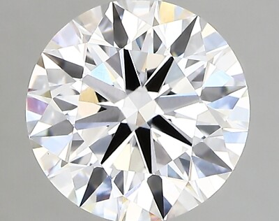 #ad Lab Created Diamond 3.05 Ct Round E VVS2 Quality Ideal Cut IGI Certified Loose $2318.40