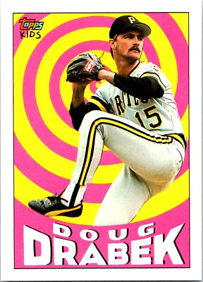 #ad 1992 Topps Kids Doug Drabek Pittsburgh Pirates #24 $2.49