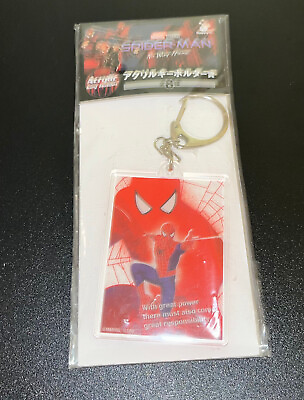 #ad Toys Spider Man Acrylic Keychain Keyring Marvel $19.90