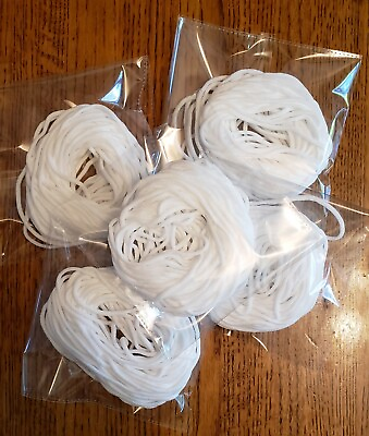 #ad 12 Yards of 3mm 1 8quot; Round Quality Elastic Ships from Idaho for Masks Sewing $6.00