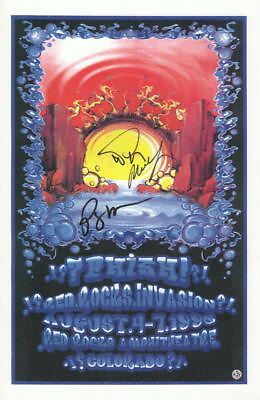 #ad TREY ANASTASIO MIKE PAGE SIGNED AUTOGRAPH RED ROCKS CONCERT PHISH TOUR POSTER $1999.95