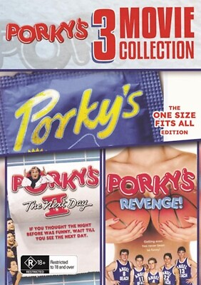 #ad Porky#x27;s Three Movie Collection Porky#x27;s Porkys Two Porky#x27;s Revenge DVD New $31.99