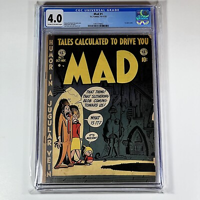 #ad MAD 1 CGC 4.0 E.C. Comics 1952 1st Ever MAD Magazine BEAUTIFUL COLORS $3999.99