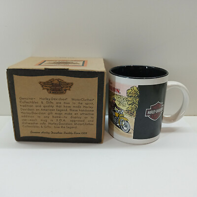 #ad GENUINE GIFT MUG 1994 HARLEY DAVIDSON FOR 1930 TEA COFFEE CUP $19.99