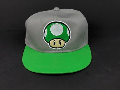 #ad One Up Mushroom Baseball Hat Cap 2015 Nintendo Super Mario Bros. Embroidered $12.71