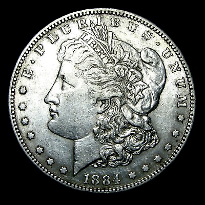 #ad 1884 S Morgan Dollar Silver Stunning Details Coin #481L $295.00