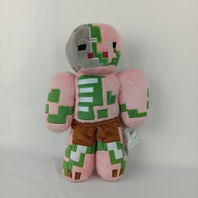 #ad Minecraft Plush Zombie Pigman Mojang Jinx Stuffed Toy Doll 13 inch $9.95
