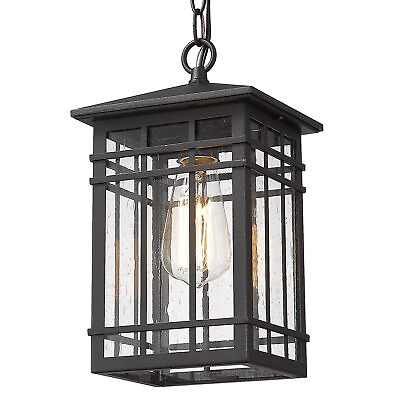 #ad Outdoor Pendant Lighting Exterior Pendant Lantern Farmhouse Porch Hanging L... $72.18