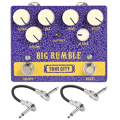 #ad New Tone City Big Rumble Overdrive amp; Boost Guitar Effects Pedal $109.00