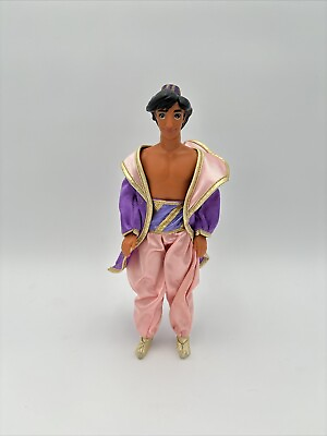 #ad Mattel Disney 1993 Prince Aladdin Doll Magic Carpet Ride Vintage $14.99