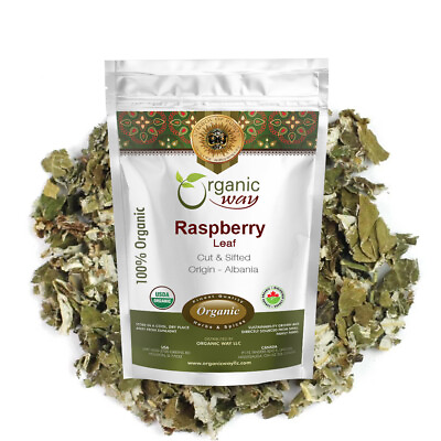 #ad Organic Way Raspberry Leaf Cut amp; Sifted Organic Kosher amp; USDA Certified $17.99