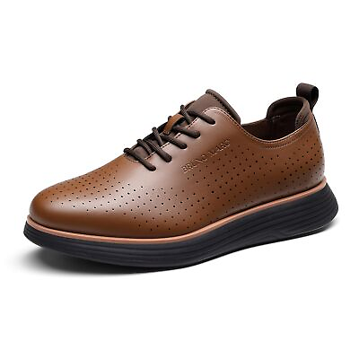 #ad Men#x27;s Dress Oxfords Shoes Causal Shoes Sneakers Classic Shoes Brown US Size 8 13 $35.89