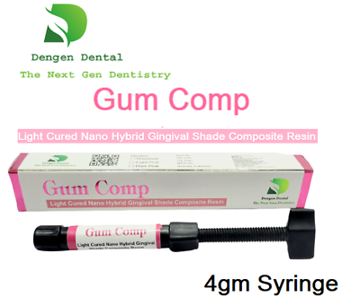 #ad Dengen Gum Comp Gingiva Pink Shade 4gm Gingival Composite $12.99